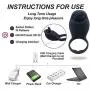 Vibrating Penis Ring Rechargeable Silicone Cock Ring Stimulator for Male Longer Lasting Erections Sex Toys Vibrating Penis Ring Rechargeable Silicone Cock Ring Stimulator for Male Longer Lasting Erections Sex Toys