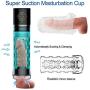 Pocket Pussy, Male Penis Pump & Penis Enlargement Vacuum Pump, Prolong Enhancer Penis Massage Exercise Enlarger Extender Sex Toys