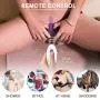 G Spot Vibrator with Clitoris Stimulator Wireless Remote Paar-Vibrator for Couple Sex Fun, Treediride 2.0 Upgrade 9 Vibration Modes Clitoris Orgasm Tool Dual Motor Vaginal Anal Sex Toy (Purple)