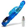 LeLuv Rabbit Vibrator Slim Bunny Blue Bundle with Mini Bullet