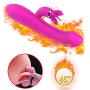 QYIYA 10 Modes Licking Vibrartoring Wand Didos Toys for Woman, Waterproof G Spotter Pleasure Vibrarter for Women Quiet & Powerful