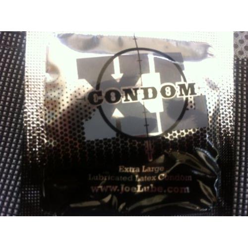 100 Extra Large Condoms, Joe Lube XL Value Pack