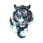 WYUEN 12 PCS/lot Wolf Temporary Tattoo Sticker for Women Men Fashion Body Art Adults Waterproof Hand Fake Tatoo 9.8X6cm FW12-01 (Tiger1) WYUEN 12 PCS/lot Wolf Temporary Tattoo Sticker for Women Men Fashion Body Art Adults Waterproof Hand Fake Tatoo 9.8X6cm FW12-01 (Tiger1)