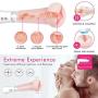 Soft Silicagel Piston Cup Automatic Sucking Electronic Massage Cup with 9 Vibration Pocket Puss-ey Stroker, USB Charging Pussy Male Strong Sucking Vibrating Toys for Men Sexy Underwear for Men