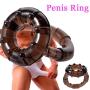 Naladoo Male Balls Scrotum Penis Ring Ball Stretcher Ring Delay Lock Cockring Sex Toys