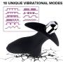 Lyps Waterproof USB Rechargeable Self Pleasure Plug Vibrator 10 Powerful Vibrational Settings Sex Toy Soft Medical Grade Silicone Adult Play
