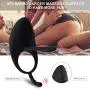 Amoris Waterproof Vibrating Cock Ring, Rechargeable Penis Ring Vibrator Sex Toy for Male, Female or Couples with 10 Modes, Ultra Quiet Amoris Waterproof Vibrating Cock Ring, Rechargeable Penis Ring Vibrator Sex Toy for Male, Female or Couples with 10 Modes, Ultra Quiet