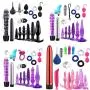❤ Women Men Vibrantor Kit Amal Plug Adult Six Toy Massage Tools Finger Massage Amus Washer