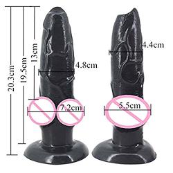 Silicon Animal Big Dildo Animal Penis 8 Inch Dog Dildo for Anal Sex Vaginal Stimulator Female Masturbation