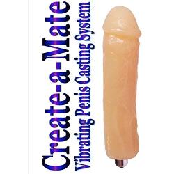 Create a Mate Penis Casting Mold Copy System Sex Toy Kit with VIBRATOR - lite skin tone