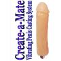 Create a Mate Penis Casting Mold Copy System Sex Toy Kit with VIBRATOR - lite skin tone