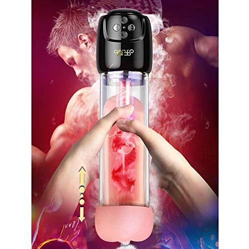 UGXYP Lifelike Automatic Male Electric PeŇ-is Pump Trainer Automatic Enhancer Ċoçk Enlarger Enlargement Vacuum Sleeve USB Rechargeable