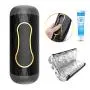 Pocket Pussy Male Masturbator Cup with Innovative Squeezable Panels and Clamshell Design, Adorime Realistic Vagina Male Sleeve Stroker Adult Sex Toys for Men Masturbation