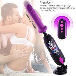 Hismith Auto Sex Machine for Women, Pro Traveler Love Machine 3 Speeds & 8 Frequencies Vibrator Portable Thrusting Machine Remote Control Fucking Machine with Silicone Dildo