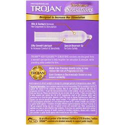 Trojan Condom Her Pleasure Sensations Lubricated