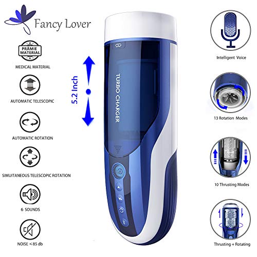 Vibrating Male Masturbator Cup,130 Patterns 460 Times/min Automatic Telescopic Rotation,3D Realistic Pussy Sleeve Medical Vagina Silicone Plus Variety Girl Moan