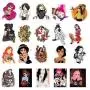 Sexy Stickers Tattoo Women Cartoon Princess Beauty Sticker Lady Decals Punk Vintage Retro Stickers for Water Bottle Travel Case Car Skateboard Motorcycle Luggage Guitar Bike Decal Sexy Stickers Tattoo Women Cartoon Princess Beauty Sticker Lady Decals Punk Vintage Retro Stickers for Water Bottle Travel Case Car Skateboard Motorcycle Luggage Guitar Bike Decal