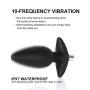 UTIMI Butt Plug Training Set Rechargeable Anal Plug Vibrator Anal Sex Toys for Men and Women, 3 Plug, 1 Bullet