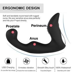 QILA Premium Prostate Health Massager Durable & Medical Grade Silicone Material Skin-Safe & Waterproof Design, 8.8 Ounce