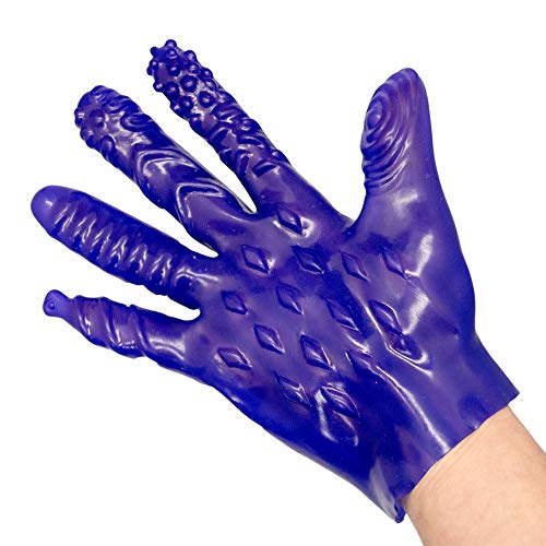 Roxy Sex Toys Sex Gloves Finger Dildo G spot & Anal Teasing Masturbation Ribbed Massage for Women Men & Couples Purple Roxy Sex Toys Sex Gloves Finger Dildo G spot & Anal Teasing Masturbation Ribbed Massage for Women Men & Couples Purple