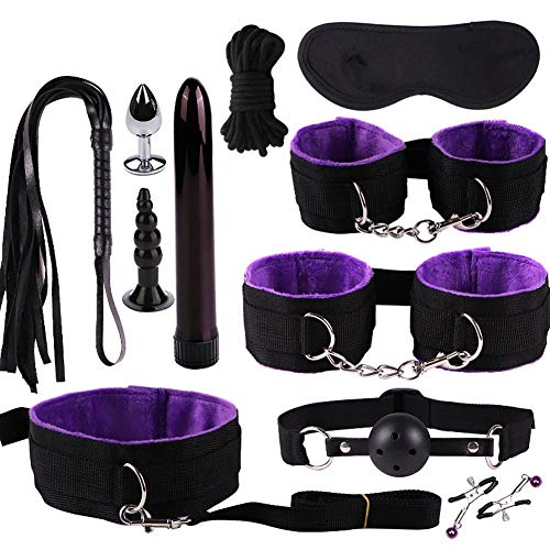genekun New Plush Set Sexy Toy Suit Special Bundled Binding Set, Nylon Leather SM Kit (11 - Piece) genekun New Plush Set Sexy Toy Suit Special Bundled Binding Set, Nylon Leather SM Kit (11 - Piece)