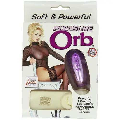 California Exotics Pleasure Orb Vibrating Egg, Purple California Exotics Pleasure Orb Vibrating Egg, Purple