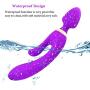 Wireless Handheld Wand Massager, Skin Friendly Silicone - USB Charging,10 Kinds of Silent Vibration ModeRelieve Muscle Pain