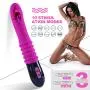 G Spot Dildo Vibrator Sex Toy, SHEQU Thrusting Sex Massager with 10 Vibration Mode Silicone Clitoris Vaginal Rechargeable Stimulator Vibe Masturbator Adult Toy for Women G Spot Dildo Vibrator Sex Toy, SHEQU Thrusting Sex Massager with 10 Vibration Mode Silicone Clitoris Vaginal Rechargeable Stimulator Vibe Masturbator Adult Toy for Women
