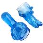 Mini Massager Accessories Attachments Massage Attachment Silicone (2Pcs/Set/Blue)