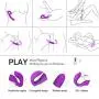 Remote Control Strapless Strap on Dildo Dual Vibrators, 9 Speed Rechargeable G-Spot Massager, Silicone Double Ended Dildos Sex Toys for Lesbian Women Couples (Purple) Remote Control Strapless Strap on Dildo Dual Vibrators, 9 Speed Rechargeable G-Spot Massager, Silicone Double Ended Dildos Sex Toys for Lesbian Women Couples (Purple)