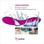 Bibida Lifesize Pheiho Power Wand Massager, Wireless Waterproof USB Rechargeable Massager Wands with Powerful Frequency for Muscles Handheld & Sports Recovery - Pink