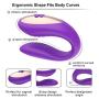 Couples Vibrator with Dual Motors 10 Powerful Vibration Modes for G Spot Clitoral Stimulation, PALOQUETH Wireless Personal Vibrator Clitoris Massager Sex Toy Rechargeable Waterproof