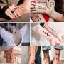 Yazhiji Tiny Waterproof Temporary Tattoos - 60 Sheets, Moon Stars Constellations Music Compass Anchor Words Lines Flowers for Kids Adults Men and Women. Yazhiji Tiny Waterproof Temporary Tattoos - 60 Sheets, Moon Stars Constellations Music Compass Anchor Words Lines Flowers for Kids Adults Men and Women.