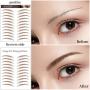 4D Tattoo Eyebrow 99 Pairs! Newly Improved Hair-Like Authentic Eyebrows,Realistic Imitation Eyebrow Tattoo Stickers Waterproof,Popular Brown Eyebrow Shapes,Brow Shaping Makeup Tools for Women Girls