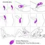 Vibrating Cock Ring, Remote Control 9-Speed Penis Ring Vibrator Medical Silicone Waterproof Rechargeable Powerful Vibration Sex Toy for Male and Couples
