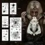 Halloween Face Tattoos, Spider Temporary Tattoos, Halloween Temporary Sticker Costume Makeup Tattoos Kit, 5 Sheets Realistic Fake Spider Face Decal Fall Temporary Tattoo for Face Body Men Women Halloween Face Tattoos, Spider Temporary Tattoos, Halloween Temporary Sticker Costume Makeup Tattoos Kit, 5 Sheets Realistic Fake Spider Face Decal Fall Temporary Tattoo for Face Body Men Women