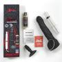 KINK By Doc Johnson Wet Works Drencher - Silicone Squirting Cock - With Removable Vac-U-Lock Suction Cup Base - Harness and F-Machine Compatible - Black