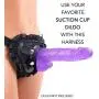 Ruffled Strap On Harness Suction Cup Dildo Compatible Adjustable Universal Pegging Intercourse Toy Ruffled Strap On Harness Suction Cup Dildo Compatible Adjustable Universal Pegging Intercourse Toy