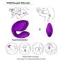 Remote Control Vibrator for Couple, YICO G Spot Vibrators for Women Clit Stimulator Adult Sex Toys, 12 Viberate Mode Dual Motor Anal Massager Dildo Waterproof USB Rechargeable