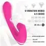 9 Speed Vibrating Wand Massager,Suction and Vibration Therapeutic Function Electric Massager Magnetic USB Rechargeable Depth Waterproof Relieve Stress and Relax Muscles 9 Speed Vibrating Wand Massager,Suction and Vibration Therapeutic Function Electric Massager Magnetic USB Rechargeable Depth Waterproof Relieve Stress and Relax Muscles