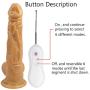 Oneisall Deep Thrusting Up and Down Dildo Vibrators Penis Sex Massager Toy for Female,Pump