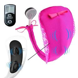 Wearable Panty Vibrator Vibrating Panties Silent Cozy Massage Panties C String Underwear Massager Wireless Remote Control Vibrators 10 Speeds Invisible Underwear Sex Toy for Woman