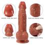 WCZYY 7.87 Women Dilló Inch Waterproof Pleasure Beauty Relax Wand for Female Beginner Silicone Bedroom