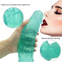 LLGGDD 11inch Huge Magic Wand Waterproof Silicone Stick Strong Sucker Manual Free Female Beginner