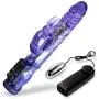 Purple Rabbit Vibrator Slim Bunny LeLuv Bundle with Multispeed Egg