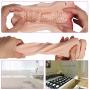 Pocket Pussy Adult Sex Toys Stroker - Silicone Male Masturbator Cup Masturbation Toys with 3D Realistic Textured Pocket Vagina Pussy for Men Real-Life Touch and Feeling, Flesh