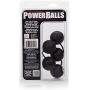 CalExotics Power Balls - Ben Wa Kegel Weights - Pelvic Floor Exerciser - Anal Beads - Adult Sex Toys - Black