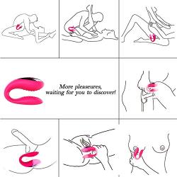 G Spot Vibrator with Clitoris Stimulator, Waterproof Couples Vibrator with 10 Vibration Modes Clitoris Anal Vibrator Wireless Remote Vigina Stimulator Adult Sex Toy for Couples Fun or Women Solo Play