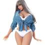TPE with Metal Skeleton Likelife Silicone Realistic Female Love Dolls for Male -0134