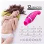 Sucking Vibration [Suction + Vibration] Vibe 12 Types USB Silent Waterproof Pattern (Purple) [Adult]ess Sucker sexuels vibrartor